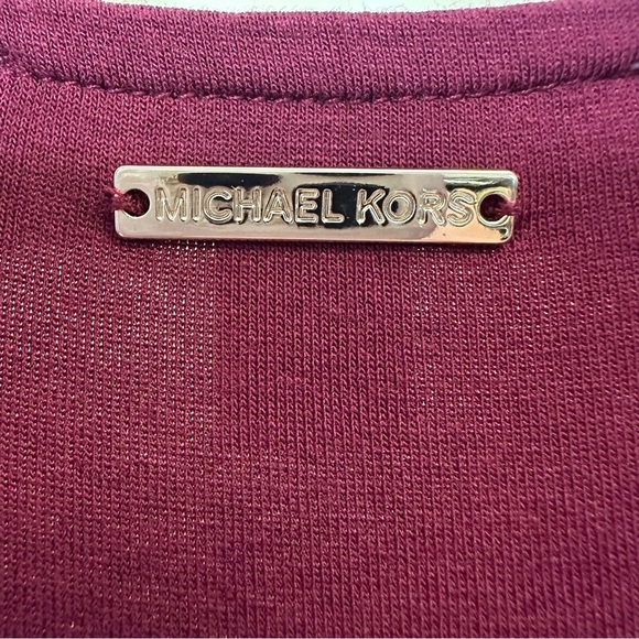 Michael Kors Red V-Neck Blouse - Picture 6 of 7